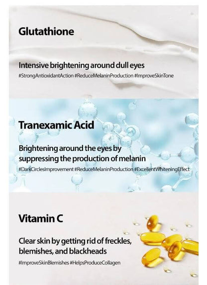 mary & may tranexamic acid + glutathione eye cream ingredients MARY & MAY Tranexamic Acid + Glutathione Eye Cream