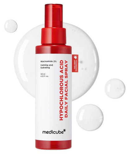 Medicube Hypochlorous Acid Daily Facial Spray – Gentle Facial Mist to Soothe & Purify Acne-Prone Skin | SunSkincare