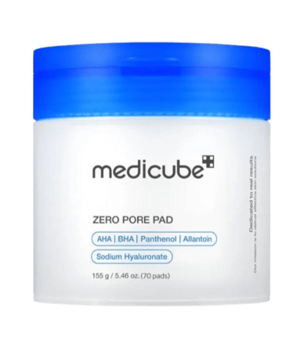 Medicube Zero Pore Pad - Exfoliating Toner Pads with AHA & BHA for Clear, Smooth Skin | SunSkincare