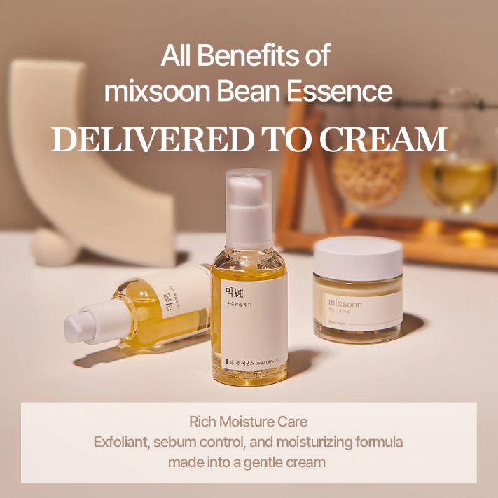 Mixsoon Bean Essence and Mixsoon Bean Cream Canada | SunSkincare