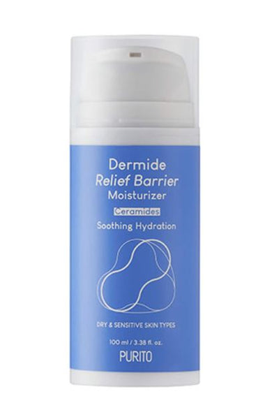 PURITO Dermide Relief Barrier Moisturizer | Best Ceramide Moisturizer for Sensitive Skin| SunSkincare