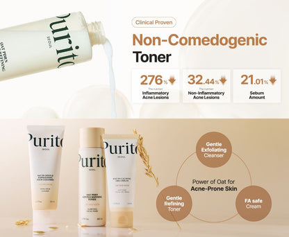 Purito Oat PDRN Toner – Fungal Acne Safe, Non-comedogenic | SunSkincare