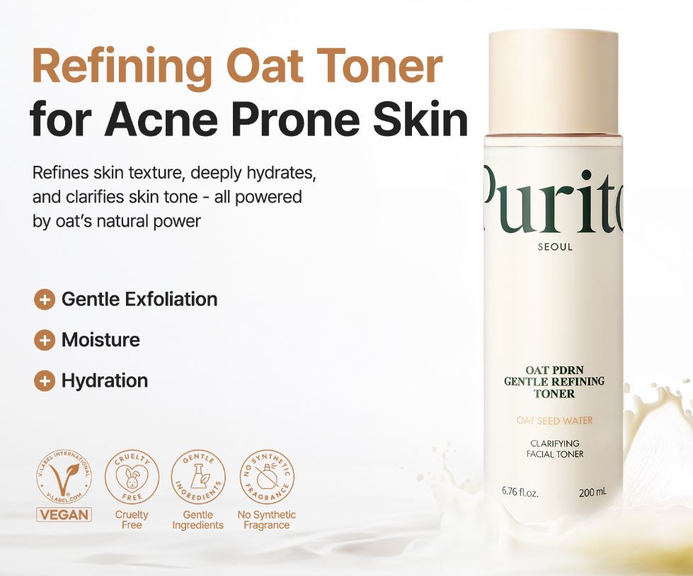 Purito Oat PDRN Toner Canada – For Acne-Prone Skin | SunSkincare