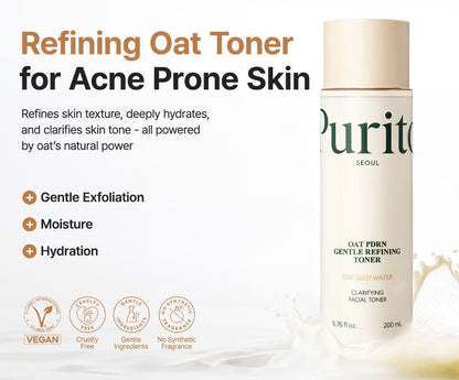 Purito Oat PDRN Toner Canada – For Acne-Prone Skin | SunSkincare