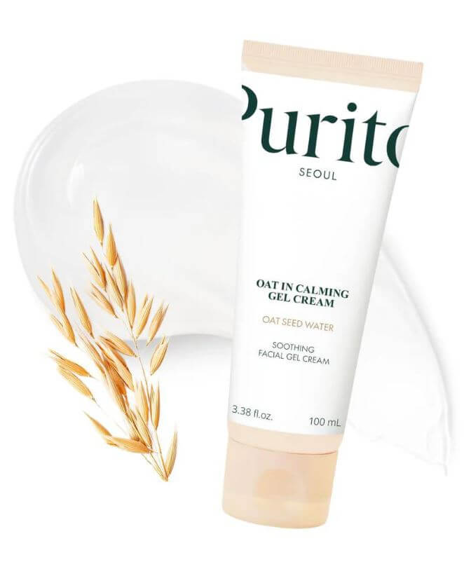 Purito SEOUL Oat-In Calming Gel Cream - Soothing Gel Cream for Calm, Hydrated Skin | SunSkincare
