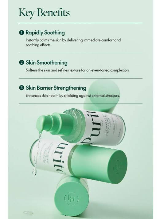 Purito SEOUL Wonder Releaf Centella Serum Unscented – Soothe, Smoothen & Strengthen Skin | SunSkincare