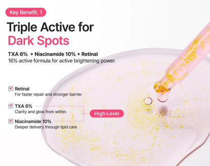 Purito TXA 6 Niacinamide 10 Retinal Serum – Triple Actives for Hyperpigmentation | SunSkincare