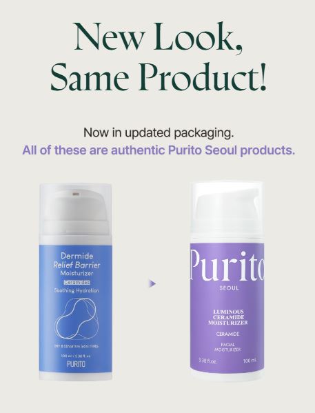 Purito SEOUL Luminous Ceramide Moisturizer = Dermide Relief Barrier Moisturizer | Purito SEOUL Canada | SunSkincare