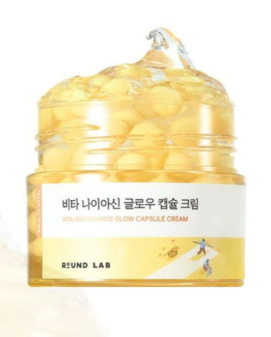 ROUND LAB Vita Niacinamide Glow Capsule Cream | ROUND LAB Canada | SunSkincare