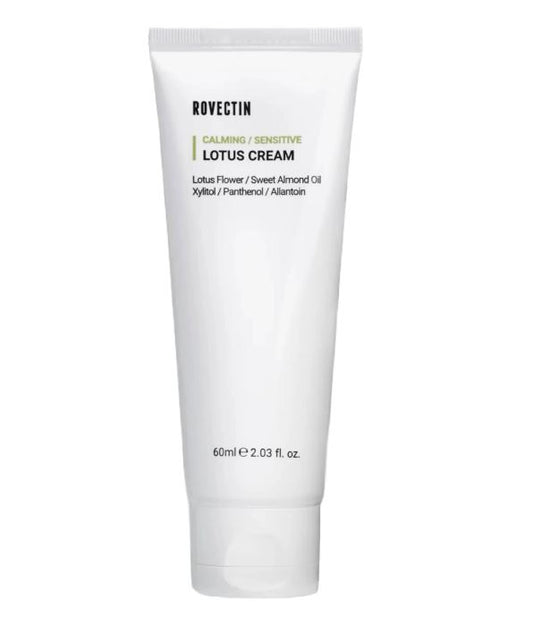 ROVECTIN Calming Lotus Cream (Renewal version of ROVECTIN Clean Lotus Water Cream) | SunSkincare