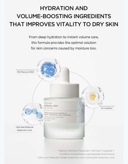 SKIN1004 Matrixyl Boosting Shot Ampoule - Deep Hydration & Firming Skin | SunSkincare