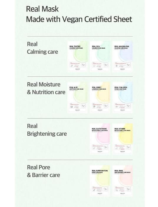 SOME BY MI Real Care Masks | SOME BY MI Canada | SunSkincare