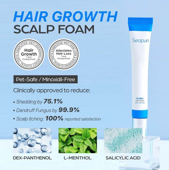Seapuri Scalpy Hair Serum – Benefits and Test Results | Seapuri Canada | SunSkincare