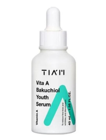 TIA'M Vita A Bakuchiol Youth Serum - Combat wrinkles, dark spots, dullness, and dryness | SunSkincare