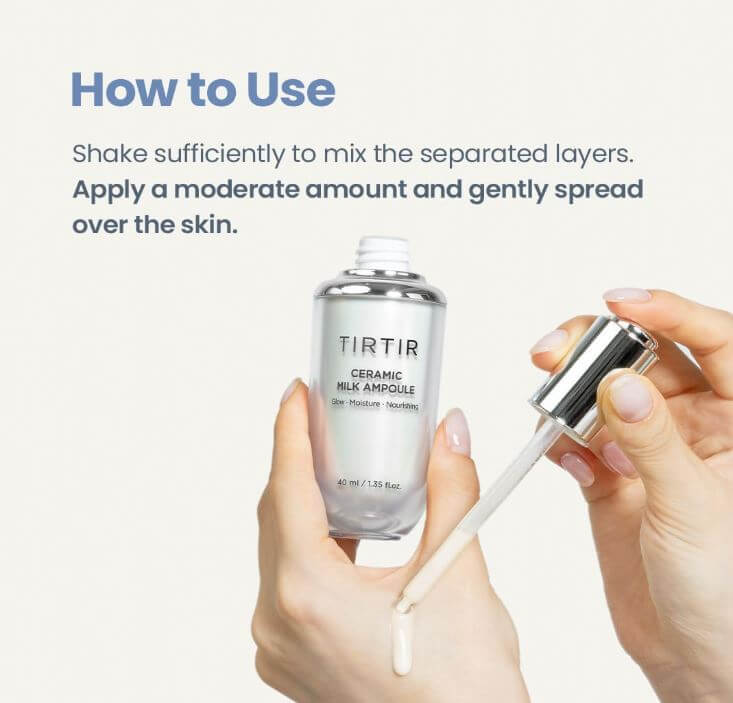 TIRTIR Ceramic Milk Ampoule Canada – How to Use | SunSkincare