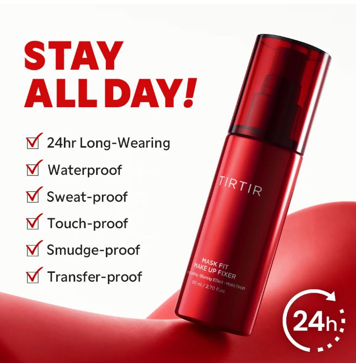 TIRTIR Mask Fit Makeup Fixer – Setting Spray 24 Hr Long Wearing | SunSkincare