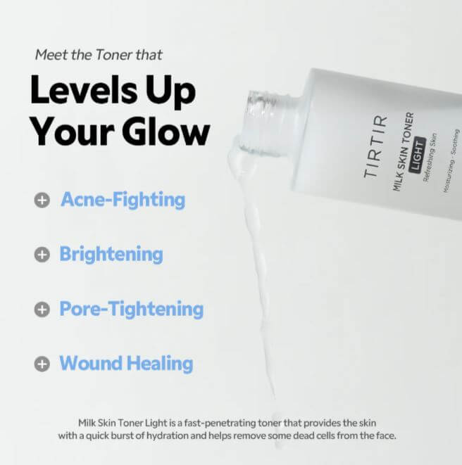 TIRTIR Milk Skin Toner Light Canada – Skin Benefits | SunSkincare