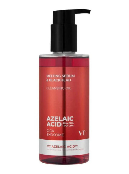 VT AZ Care Cleansing Oil - Melting Sebum & Blackhead - Azelaic Acid AHA BHA PHA LHA Cica Exosome | SunSkincare