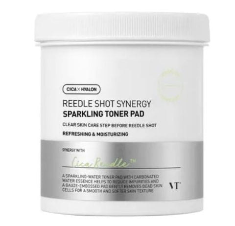 VT Reedle Shot Synergy Sparkling Toner Pad – For a Softer & Smoother Skin Texture | SunSkincare