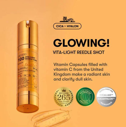 VT Reedle Shot Vitamin C: Vita-Light Reedle Shot 100 for Overnight Glow | VT Canada | SunSkincare