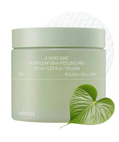 celimax Heartleaf BHA Peeling Pad-Gentle Daily Pads for Clear, Smooth Skin
 | SunSkincare