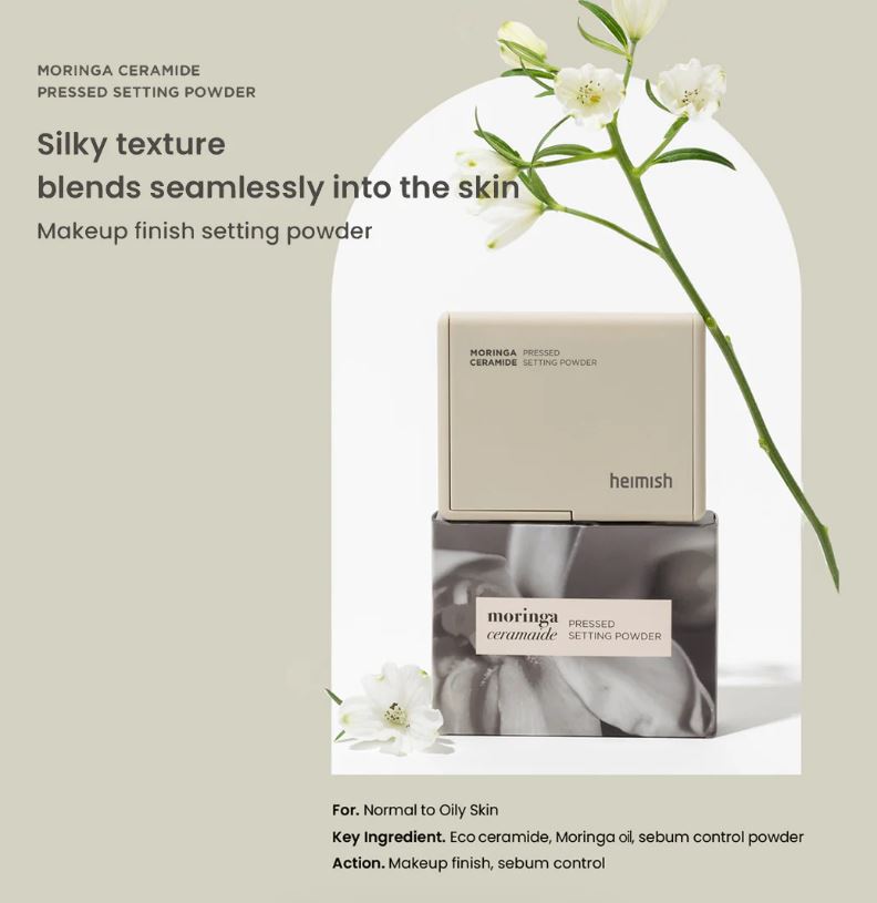 heimish Setting Powder - Keep Makeup Fresh, Smooth & Shine-Free All Day | SunSkincare