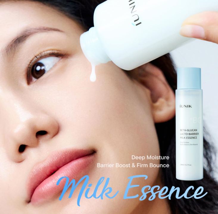 iUNIK Beta Glucan Lacto Barrier Milk Essence - Smooth, Plump, and Radiant Complexion | SunSkincare