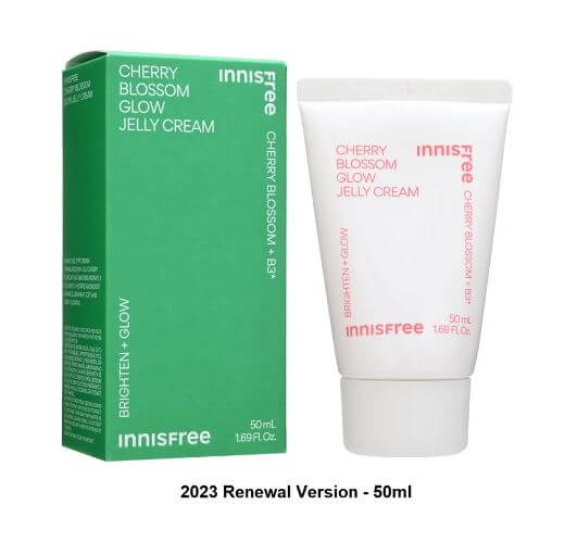 innisfree Cherry Blossom Glow Jelly Cream - 2023 Renewal | SunSkincare