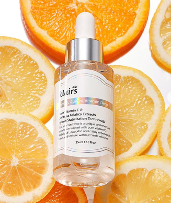 Klairs Canada | Klairs Freshly Juiced Vitamin Drop | Vitamin C for Collagen production & even out skin tone | SunSkincare