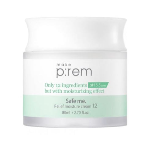 make p:rem Safe Me. Relief Moisture Cream 12 – Minimal Ingredients for Sensitive Skin | SunSkincare