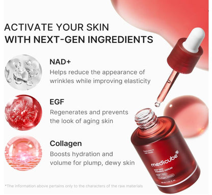 medicube EGF NAD Firming Serum – Key Ingredients & Benefits | Medicube Canada | SunSkincare