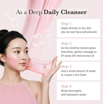 medicube PDRN Pink Niacinamide Whip Cleanser – How To Use | SunSkincare