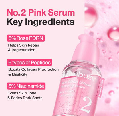 numbuzin No.2 Rose PDRN Collagen Plumping Serum 30 ml