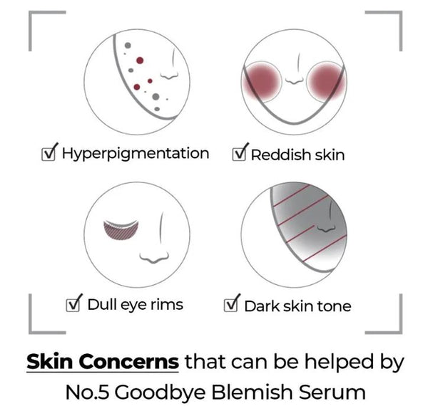 Numbuzin No.5 Goodbye Blemish Serum – Even Out Complexion | SunSkincare
