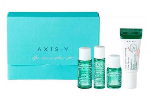AXIS-Y The Mini Glow Set: Cleanser, Toner, Ampoule, Serum | AXIS-Y Canada | SunSkincare