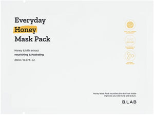 B.LAB Everyday Honey Mask Pack - Strengthen weakened skin while amping up moisture levels | SunSkincare