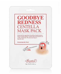 Benton Goodbye Redness Centella Mask - Relieve from redness, irritation and inflamed blemishes | SunSkincare