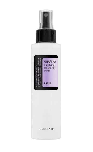 COSRX AHA/BHA Clarifying Treatment Toner – Glycolic Acid & Betaine Salicylate Toner | SunSkincare