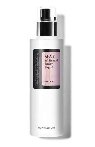 COSRX AHA 7 Whitehead Power Liquid - Get clear, glowing, whitehead-free skin | SunSkincare