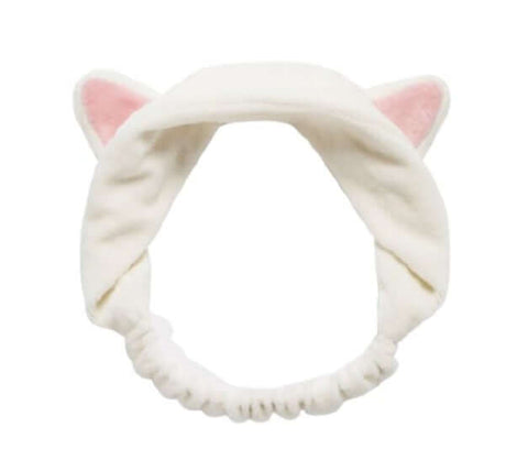 ETUDE HOUSE My Beauty Tool Lovely Etti Hair Band - Soft, plush, adorable cat-eared headband | SunSkincare