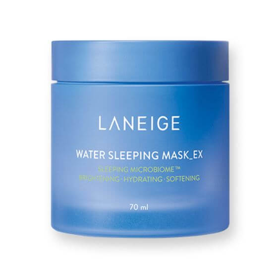 LANEIGE Water Sleeping Mask EX - Sleeping Microbiome | Probiotics Complex & Squalane | Moist, Soft, Clear | SunSkincare