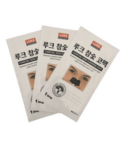 Charcoal Nose Cleansing Strip w/ Witch Hazel, Aloe, Green Tea - Remove Sebum, Blackheads | SunSkincare