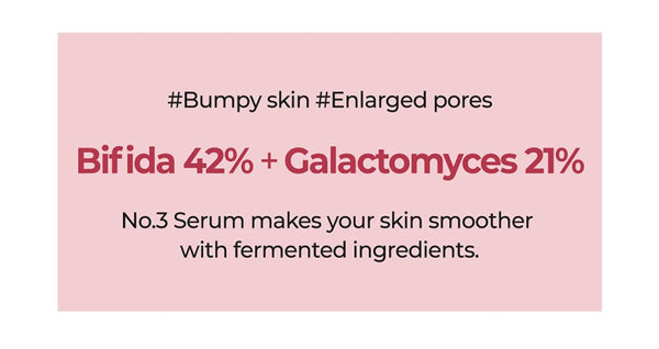 Numbuzin No.3 Skin Softening Serum - Galactomyces + Bifida serum for radiant and younger-looking skin | SunSkincare