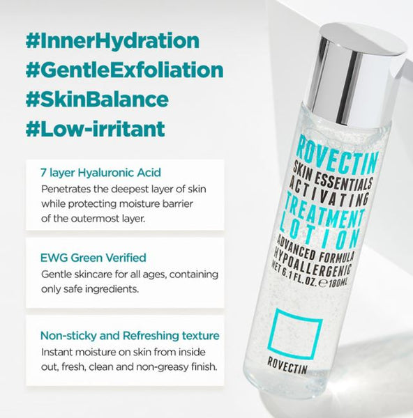 ROVECTIN Treatment Lotion – Inner hydration, Gentle exfoliation, Skin Balance, Non-sticky | SunSkincare