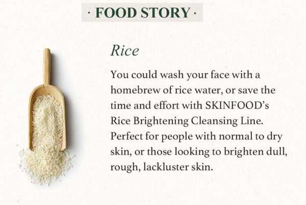 SKINFOOD Rice Mask Wash Off for a clear and hydrated complexion | SKINFOOD Canada | SunSkincare